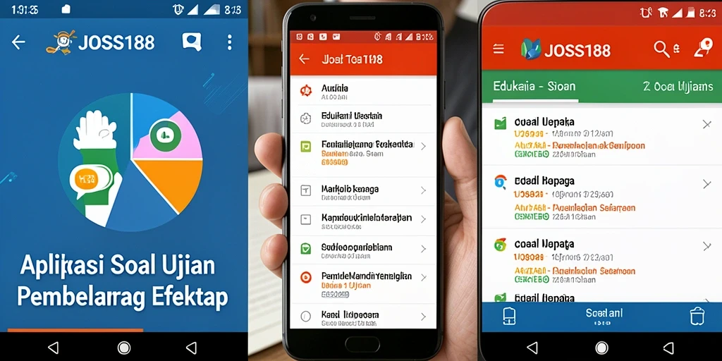 Antarmuka pengguna JOSS188 yang intuitif dan mudah digunakan.